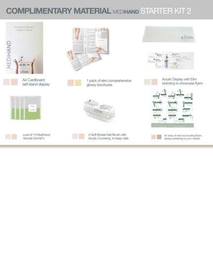 Elim MediHand SALON Starter Kit (Retail & Prof) image 1